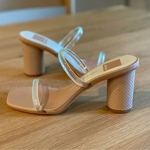 Dolce Vita Noles Vinyl Strappy Round Heels